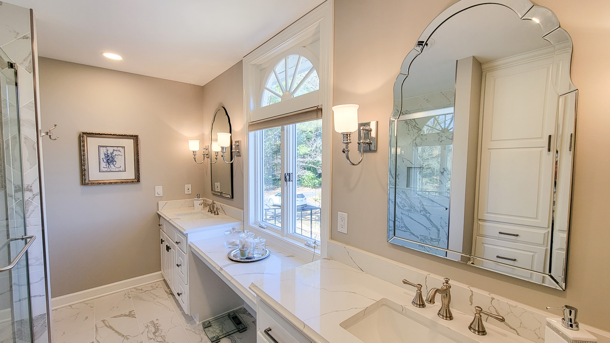 Klimovich bathroom remodel vanity.